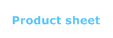 Product sheet